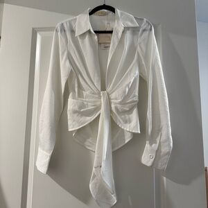 NWT Choosy v neck long sleeve top